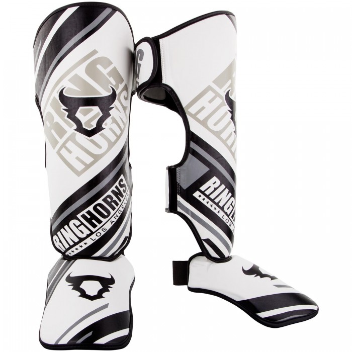 Протектори за крака - Ringhorns Nitro Shinguards Insteps / White​